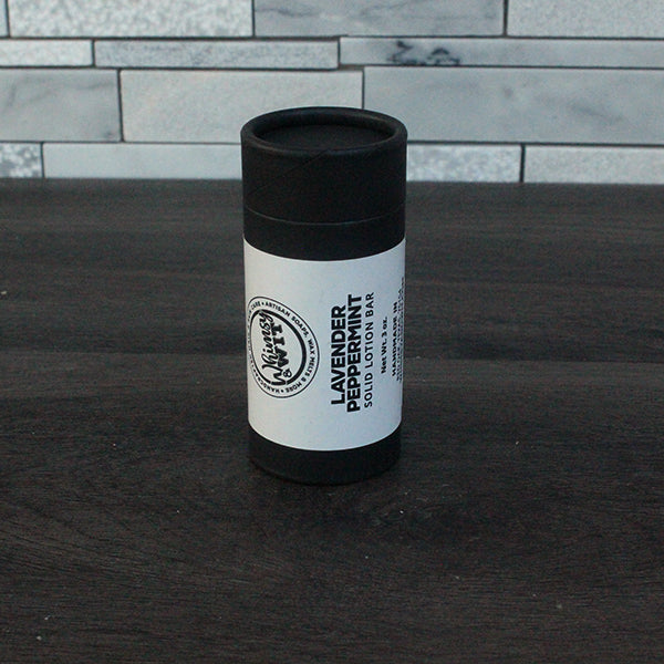 Lavender Peppermint Solid Lotion Bar Stick