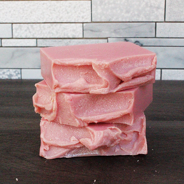 Pink Stacked Cold Process Soap – Passion Fruit Rose