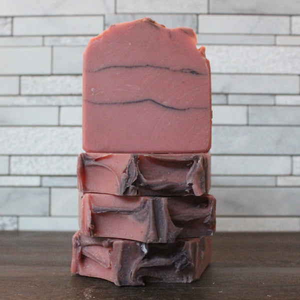 Sea Salt and Berry Orchids Stacked Bar Soap